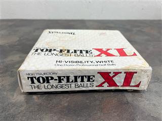 SPALDING TOP-FLITE XL HIGH TRAJECTORY GOLF BALLS QTY: 12